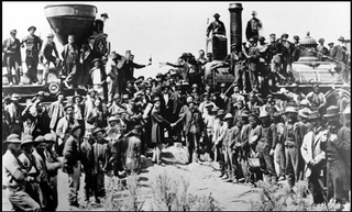“That legendary picture of the railroads and the Golden Spike uniting America by rail.”
